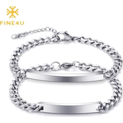 Именные браслеты FINE4U China At AliExpress