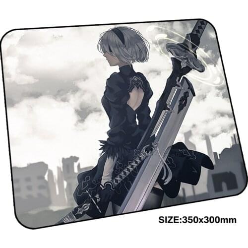 NieR Automata pad mouse computador gamer mause pad 350x300mm padmouse Professional mousepad ergonomic Indie Pop office desk mats