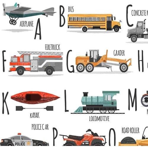 Lot style Choose Car Alphabet Art print Silk poster Home Wall Decor