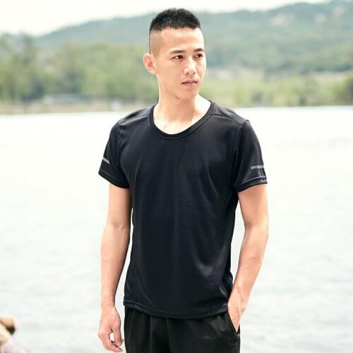 Plus size l-9xl (bust 144cm) large yards men quick-drying T-shirt 150KG mens round neck shirt