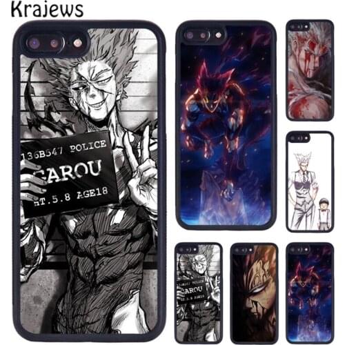 Krajews Garou One Punch Man Soft TPU Skin Phone Case For iPhone 5 6S 7 8 Plus 11 12 Pro X XR XS Max Samsung Galaxy S7 S8 S9 S10