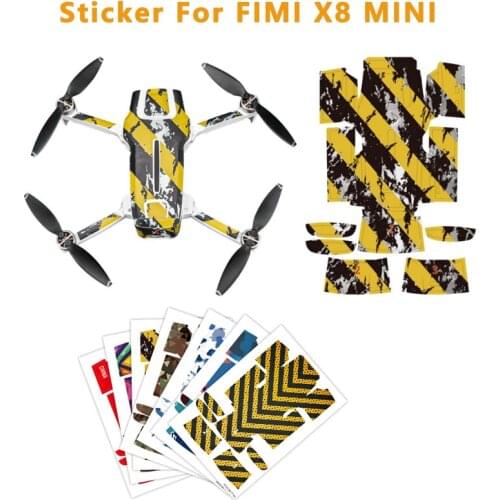 Sticker for Fimi X8 Mini Camera Drone Body Battery Camouflage Colorful Skin for Fimi X8 SE Mini drone Accessory