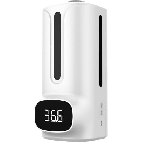 2 In 1 K9 PRO/K9/K9 PRO PLUS Soap Dispenser With Wall Mounted Thermometer Automatic Temperature Measurement With Alarm