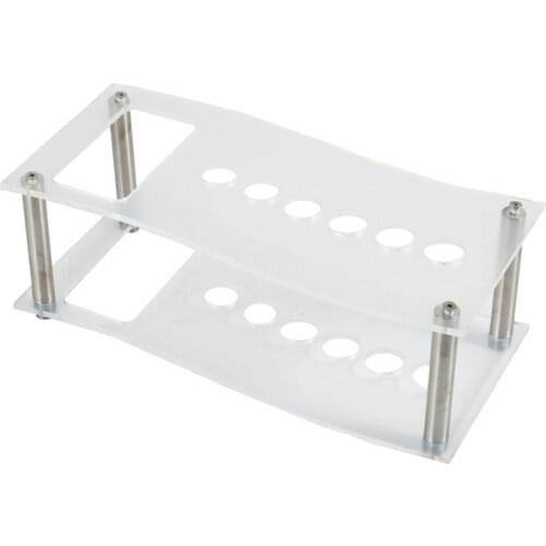 Wall-Mounted Clear Acrylic 6Slot Dry Erase Marker Holder, 6 Slot Clear Eraser Marker Organizer for Office School Home