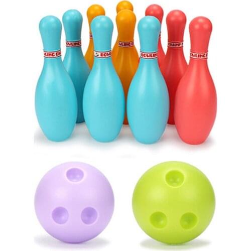 New Bowling Ball Toys Set Eco-friendly Children Indoor Sports Toys Parent-child Interactive Bowling Game Toys Set For Adult Kids