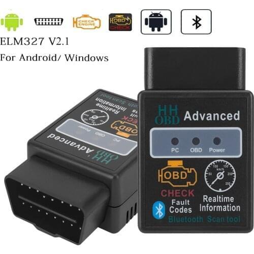PIC18F25K80 Bluetooth HH OBD ELM 327 For Mitsubishi Lancer/PAJERO 2 3 V/ ASX 2007- /PAJERO SPORT5/RVR Auto Code Reader