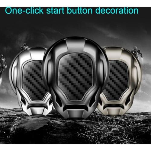 Hot Car Engine Start Button Protective Cover Universal Car Key Cap Decorative Cover Push Start Car Accessories