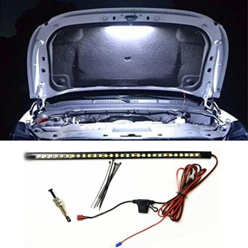 Hot White Under Hood LED Light Kit With Automatic On/off -Universal Fits Any Vehicle