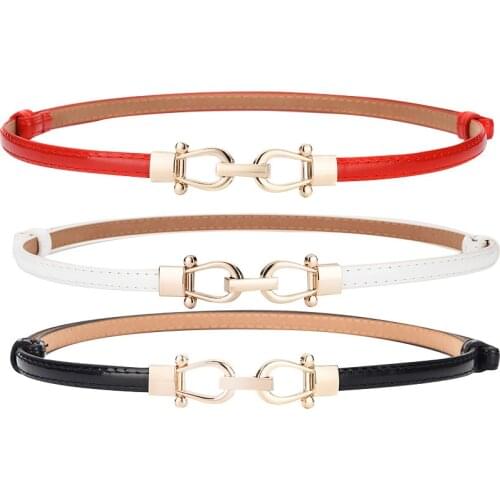 French Alloy Buckle Elastic Waistband Pair Of Pull Waist Belt Female PU Leather Girdle Womens Luxury Belt For Dress Sweater New
