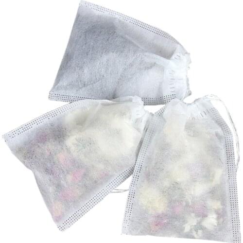 100Pcs/Lot Teabags Empty Scented Tea Bags With String Heal Seal Filter Paper