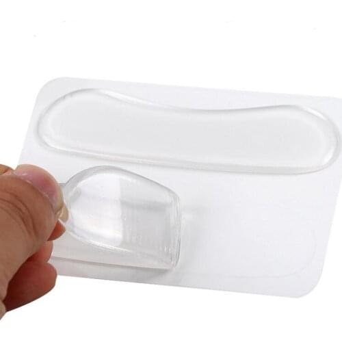 Self-adhesive Shoe insoles Heel Paste Silicone Gel Anti-Slip Pad Insole Foot Care heel cushion Protector LX7082
