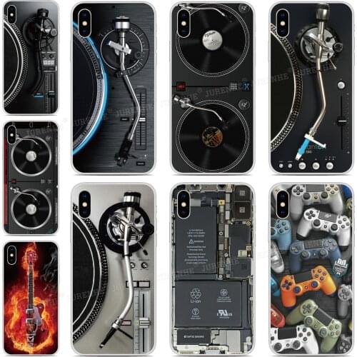 Silicone DJ Turntables Cover For Cubot Note 20 7 X30 C30 P40 P30 P20 X19 R15 R19 Max 2 J3 Pro J7 J5 2019 X18 Plus Phone Case
