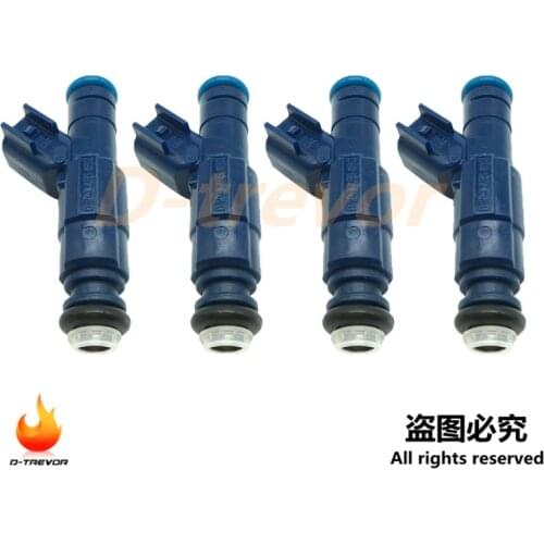 4PCS 0280156162 3M6G-BA Fuel Injector For Ford Escape Focus Mariner Tribute 2.0L 2.3L