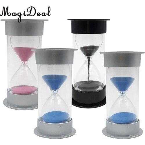 MagiDeal 10/15/20 Sec 2 Minutes Colorful Sandglass Hourglass Sand Clock Home Decor Shelf Display Timer Kids Xmas Gift