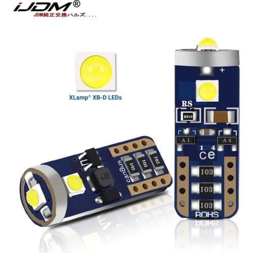 IJDM T10 W5W LED WY5W 501 2825 168 High Quality Super Bright LED Car Reading Dome Lights Auto Marker Lamps Wedge Tail Side Bulbs