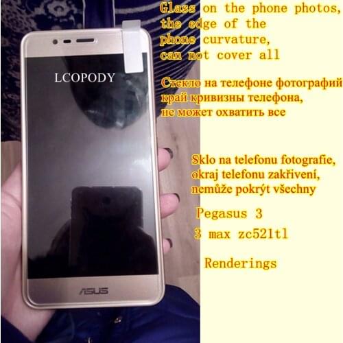 Screen protector tempered glass sklo FOR asus zenfone Pegasus 3S 3 max zc521tl X008D x008 ZC520TL ZC 521 520 TL GLAS FIML case