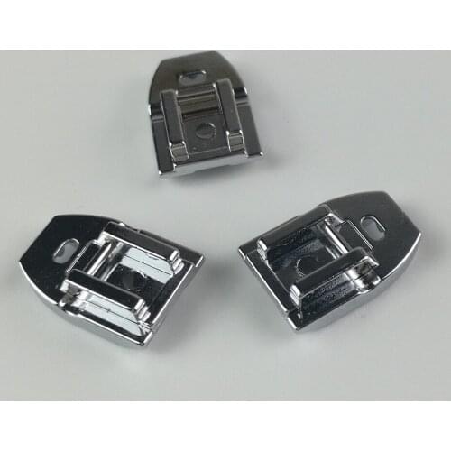 10PCS Home Sewing Machine Parts Sewing Accessory Presser Foot Invisible Concealed Snap on Zipper Zip Foot for Sewing Machine