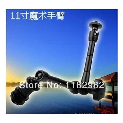 11" Inch Adjustable Friction Articulating Magic Arm Photo Studio Accessories for LCD Monitor LED Light DSLR Rig Movie Kit LF14