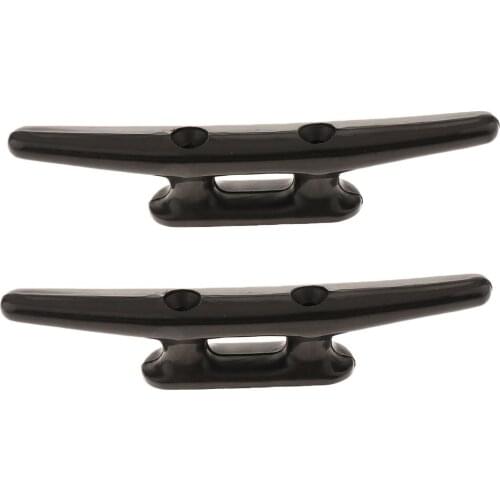 2pcs 6" Dock Cleat Mount Mooring Deck Cleat Weatherproof Tether Anchor Cleat