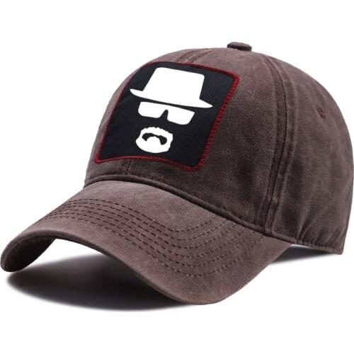 Heisenberg Cartoon Printed Baseball Caps Outdoor Unisex Cotton Snapback Hat Breathable Riding Hats Casual Sports Baseball Cap