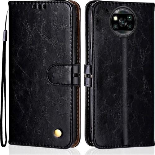 Case For Poco X3 NFC Cover OnXiaomi Poco X3 Wallet Leather Case For Poco Phone X3 NFC Global Version Phone Case Flip Cover Coque