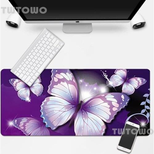 Colorful Butterfly Mouse Pad New Gaming Mouse Mat Mouse Pad Gamer Table Mat Desk Mat Keyboard Pad Soft Gamer Office Mouse Pad