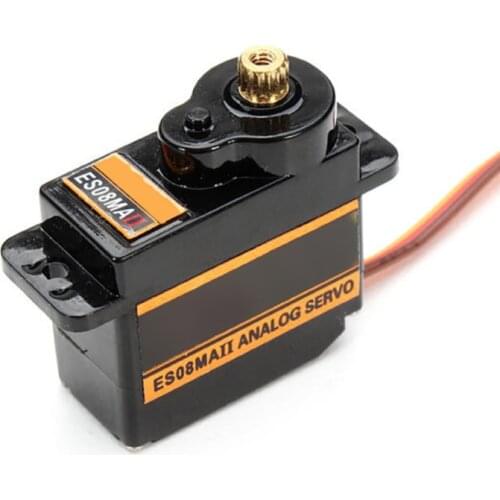 EMAX ES08MA II Mini Metal Gear Analog Servo 12g/ 2.0kg/ 0.12 Sec Mg90S For RC Car Truck Crawler Servo RC Accessorie
