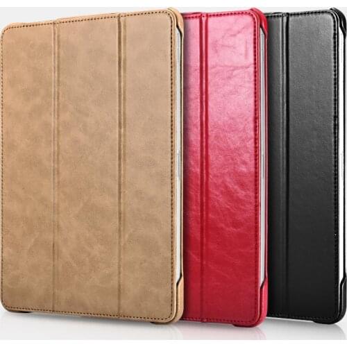 Icarer For Apple iPad Air 4 10.9 " 2020 Microfiber Leather Folio Case Retro Flip Protective Cover