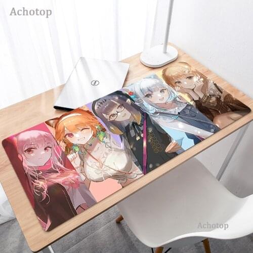 Gawr Gura Hololive Anime Gaming Mouse Pad PC Gamer Mousepad Game 80X30 Mouse Pad Cartoon Rubber Mouse Pad Office Keyboards Pad