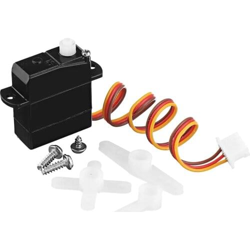 New DasMikro 1.7g Micro Servo With Arm Parts 1/87 Parts for Mini 4WD RC Car Part