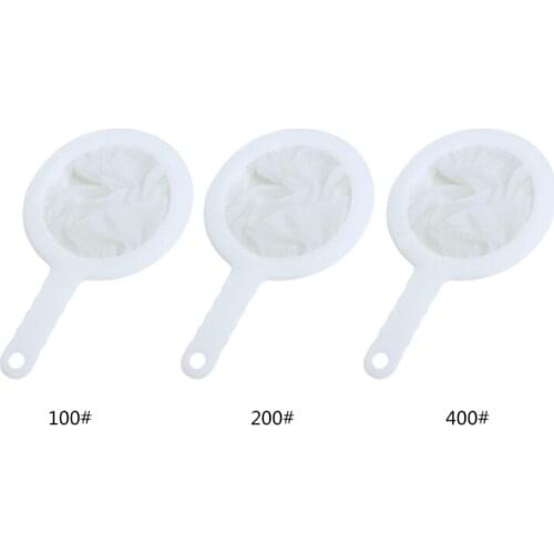 Reusable 100/200/400 Super Fine Mesh Sieve Strainer Colander with Handle for Honey Juice Tea Soymilk Filter