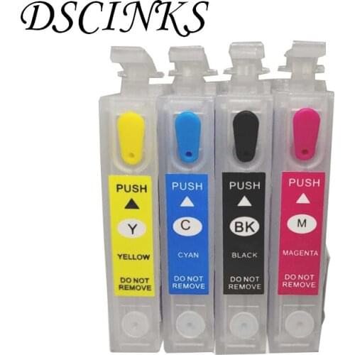For Epson IC69 Refillable ink cartridge with perment chip For Epson PX-105 PX-505 PX-535F PX-045A PX-405A PX-435A printer