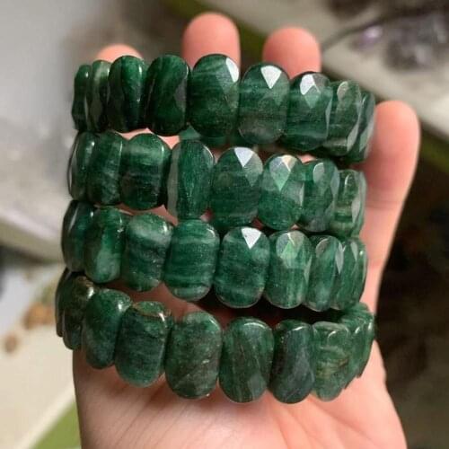 Natural african jade stone beads bracelet natural gemstone bracelet for woman for gift wholesale