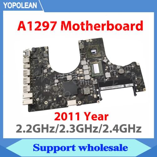 Original Tested A1297 i7 2.3Ghz Motherboard for Macbook Pro 17" Logic Board 820-2914-B 2011years