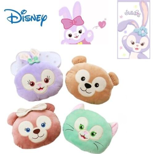 Disney Star Delu Cartoon Car Headrest Neck Pillow Cute Duffy Bear Car Small Pillow Small Pillow Car Interior Accessories
