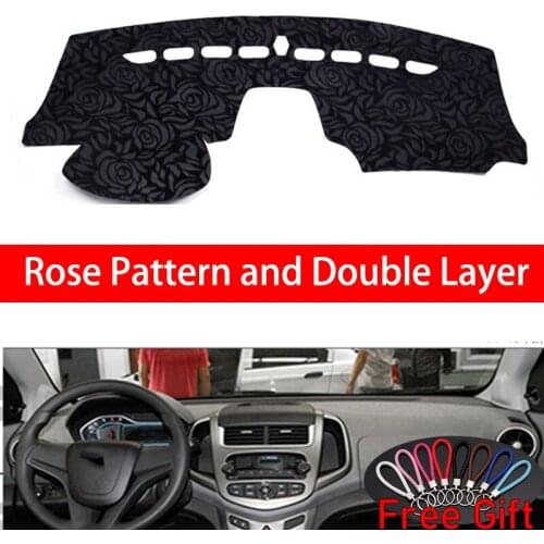 Rose Pattern For Chevrolet Aveo sonic 2014 2015 2016 2017 Cover Car Stickers Car Decoration Car Accessories Interior Car Decals
