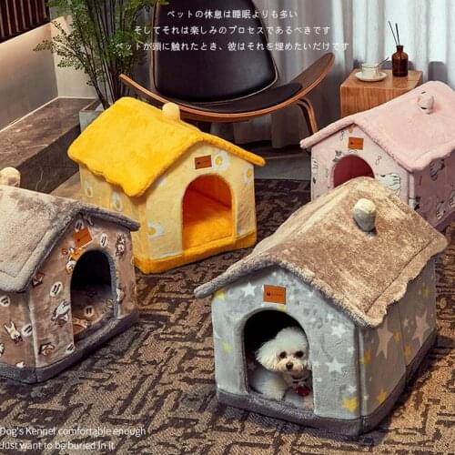 L Dog House Cama Gato игровой комплекс для кошек Cat Bed Deep Sleep Comfort In Winter removable Pet Supplies лежанка для собак