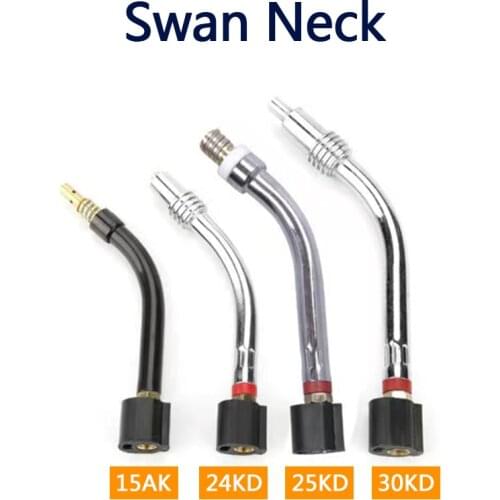 Welding Gun Tube Swan Neck Flexible Goose Neck Mig Welding Torch Consumables Brass for Binzel 15AK/24KD/25KD/36KD