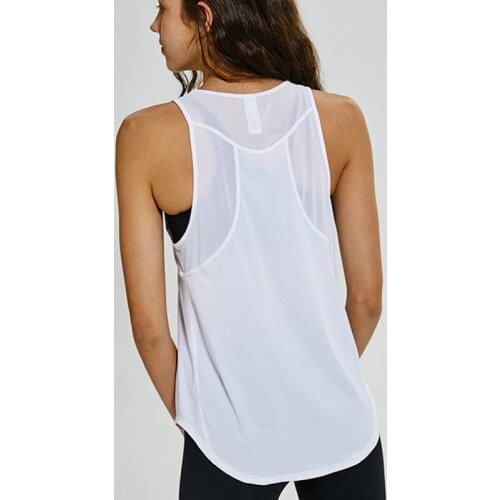 LEOQ Yoga Crop Top Women Sexy Cross Backless Sport Mesh Vest Workout Tops Fitness Gym Tank Top Sleeveless Solid Athletic Vest