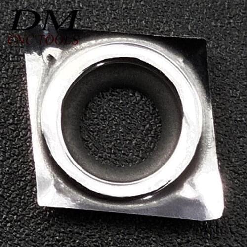10pcs CCGT060208-AK H01 CCGT21.52-AK H01 Aluminum Inserts Carbide Turning Blade Applicable to non-ferrous metals