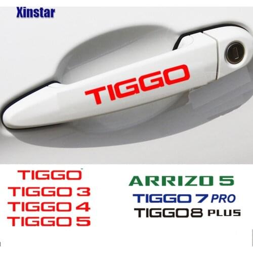 4pcs Car Door Handle Sticker For CHERY TIGGO 2 3 4 5 7 8 PRO PLUS ARRIZO 5 Auto Accessories