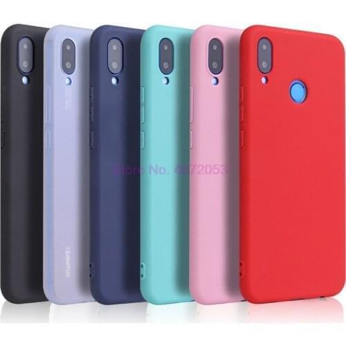 500pcs Candy Case for Huawei Y6 Y5 Prime 2018 P20 P9 P10 Mate 10 Lite Honor 10 9 Lite 7C 7A Pro 8X 8C P Smart Soft Silicone
