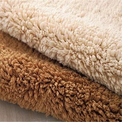 Free Shipping 40x60cm Cotton Soft New Thick Carpet Kitchen Bathroom Mat Living Bedroom Anti Slip Rug Water Absorption Chair Pad