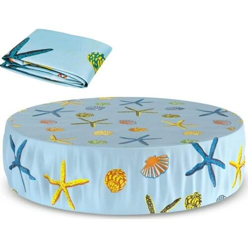 Dog Bath Pool Covers UV-resistant Waterpoof Dustproof Pool Cover Swimming Pool Tub Cover With Starfish Pattern For Pet