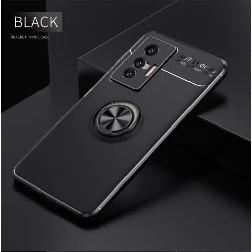 Case For VIVO X70 Finger Ring Holder Soft TPU Shockproof Case For VIVO X70 Pro Couqe Funda