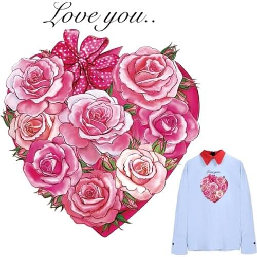 Flower Patch Patterns For Clothing MotherS Day Patch A-Level Washable Thermal Press Hoodies Tops Diy Vinyl Transfer Iron-On