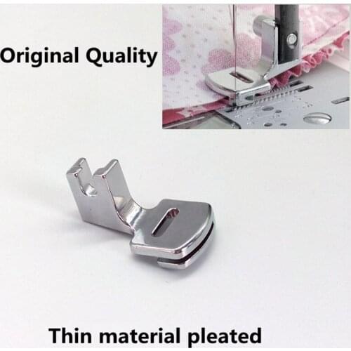 HOME SUPPLIES TOOLS 702 ORIGINAL QUALITY RUFFLER HEM PRESSER FOOT FEET FOR SEWING MACHINE SINGER JANOME KENMORE 2PCS