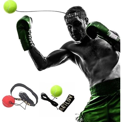 Fighting Ball Boxing Equipment with Head Band for Reflex Speed Training Boxing Punch Muay Thai Exercise