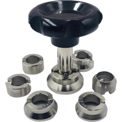 Key Closing Waterproof Tool Watch Back Case Opener 7 Size Types Professional Watch Repair Tools Set for Rolex Tudor