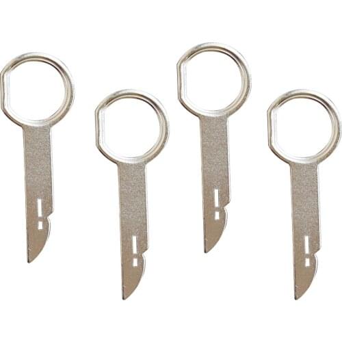 Hand Tool Set 4pcs Car Stereo Radio Removal Remove Tool 4 Keys For Audi For Ford For Volkswagen Car Accessories